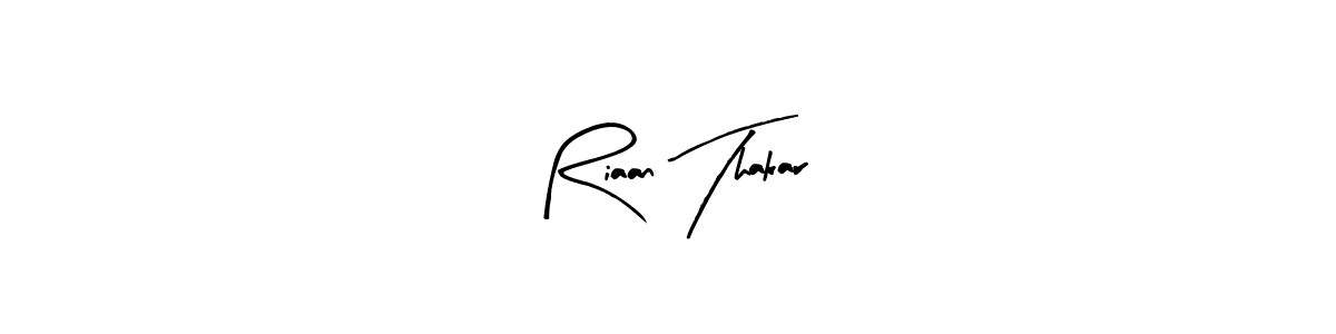 Also we have Riaan Thakar name is the best signature style. Create professional handwritten signature collection using Arty Signature autograph style. Riaan Thakar signature style 8 images and pictures png