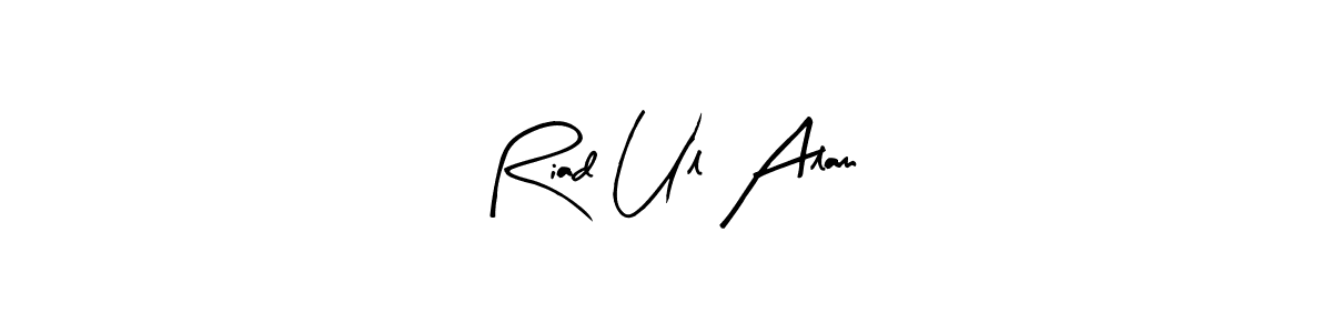 Design your own signature with our free online signature maker. With this signature software, you can create a handwritten (Arty Signature) signature for name Riad Ul Alam. Riad Ul Alam signature style 8 images and pictures png