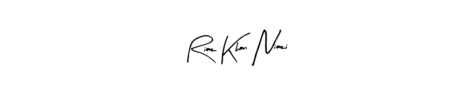 Arty Signature is a professional signature style that is perfect for those who want to add a touch of class to their signature. It is also a great choice for those who want to make their signature more unique. Get Riaz Khan Niazi name to fancy signature for free. Riaz Khan Niazi signature style 8 images and pictures png
