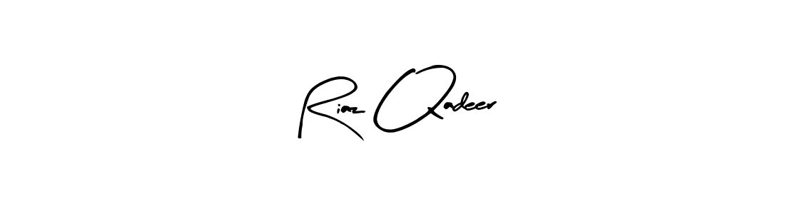 You can use this online signature creator to create a handwritten signature for the name Riaz Qadeer. This is the best online autograph maker. Riaz Qadeer signature style 8 images and pictures png