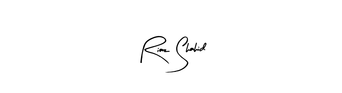 Design your own signature with our free online signature maker. With this signature software, you can create a handwritten (Arty Signature) signature for name Riaz Shahid. Riaz Shahid signature style 8 images and pictures png
