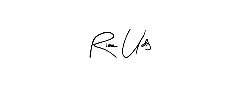 Make a beautiful signature design for name Riaz Udg. With this signature (Arty Signature) style, you can create a handwritten signature for free. Riaz Udg signature style 8 images and pictures png