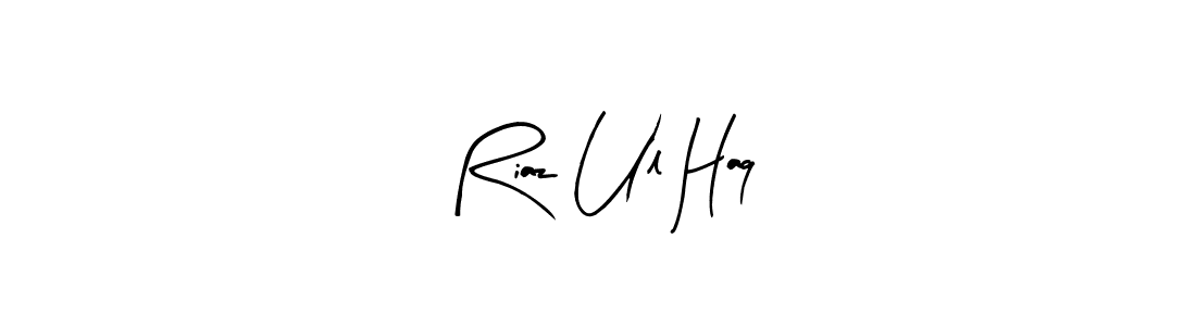 Use a signature maker to create a handwritten signature online. With this signature software, you can design (Arty Signature) your own signature for name Riaz Ul Haq. Riaz Ul Haq signature style 8 images and pictures png