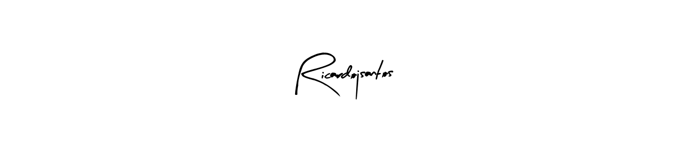 Once you've used our free online signature maker to create your best signature Arty Signature style, it's time to enjoy all of the benefits that Ricardojsantos name signing documents. Ricardojsantos signature style 8 images and pictures png