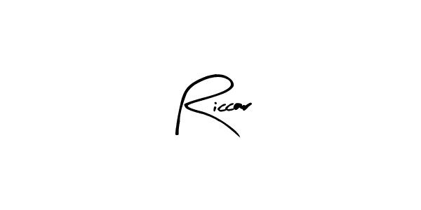 Make a beautiful signature design for name Riccar. With this signature (Arty Signature) style, you can create a handwritten signature for free. Riccar signature style 8 images and pictures png