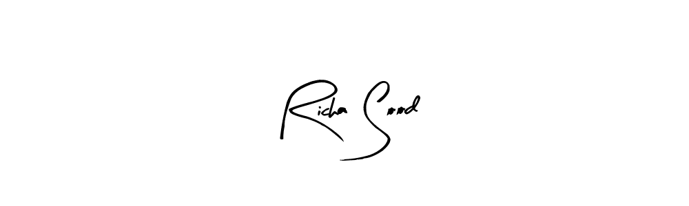 It looks lik you need a new signature style for name Richa Sood. Design unique handwritten (Arty Signature) signature with our free signature maker in just a few clicks. Richa Sood signature style 8 images and pictures png