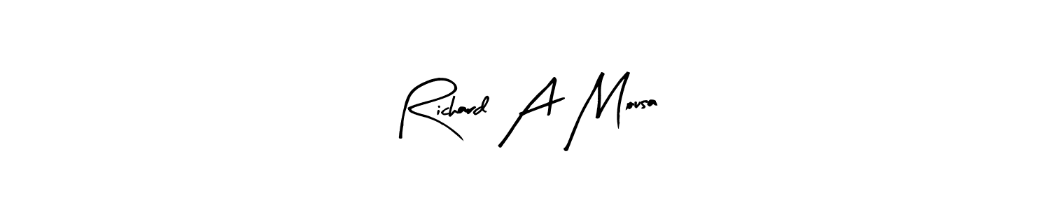 The best way (Arty Signature) to make a short signature is to pick only two or three words in your name. The name Richard A Mousa include a total of six letters. For converting this name. Richard A Mousa signature style 8 images and pictures png