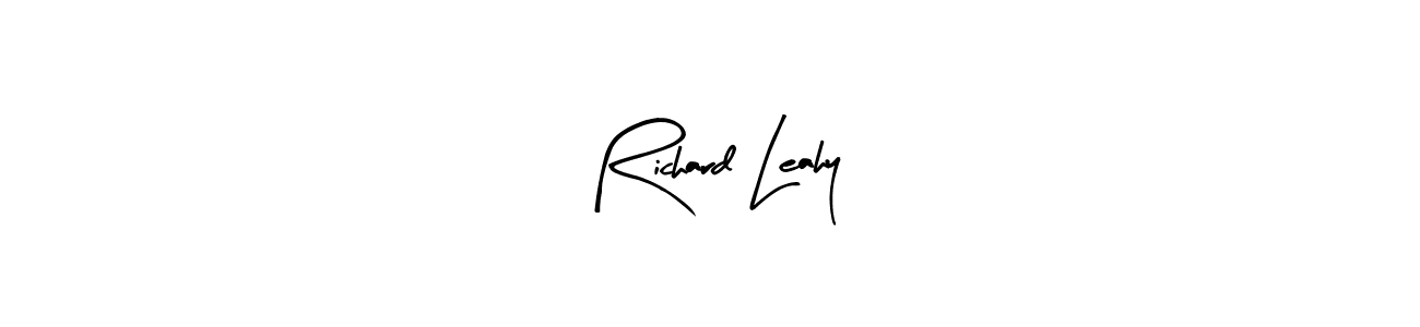 Arty Signature is a professional signature style that is perfect for those who want to add a touch of class to their signature. It is also a great choice for those who want to make their signature more unique. Get Richard Leahy name to fancy signature for free. Richard Leahy signature style 8 images and pictures png