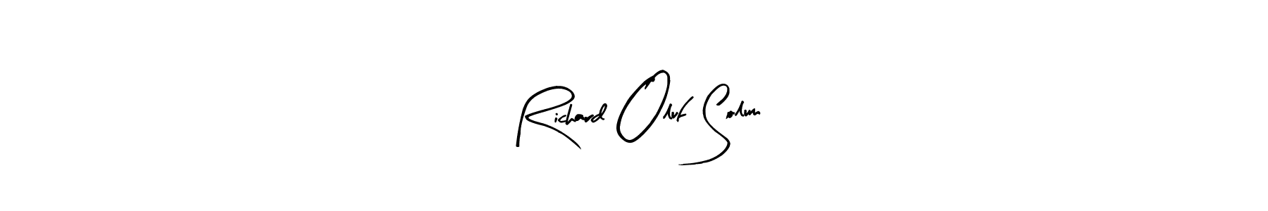 Make a beautiful signature design for name Richard Oluf Solum. Use this online signature maker to create a handwritten signature for free. Richard Oluf Solum signature style 8 images and pictures png