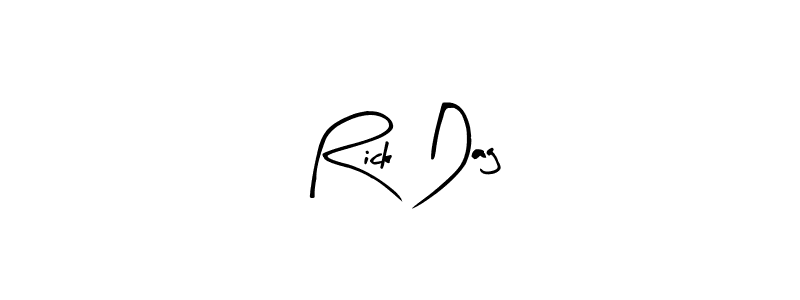 You should practise on your own different ways (Arty Signature) to write your name (Rick Dag) in signature. don't let someone else do it for you. Rick Dag signature style 8 images and pictures png