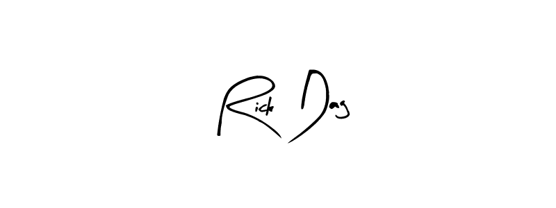 You should practise on your own different ways (Arty Signature) to write your name (Rick Dag) in signature. don't let someone else do it for you. Rick Dag signature style 8 images and pictures png