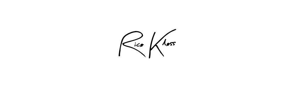 The best way (Arty Signature) to make a short signature is to pick only two or three words in your name. The name Rico Kloss include a total of six letters. For converting this name. Rico Kloss signature style 8 images and pictures png
