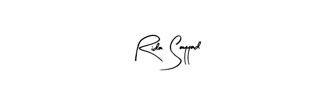 See photos of Rida Sayyad official signature by Spectra . Check more albums & portfolios. Read reviews & check more about Arty Signature font. Rida Sayyad signature style 8 images and pictures png