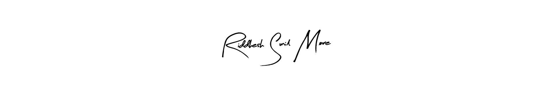 Also we have Riddhesh Sunil More name is the best signature style. Create professional handwritten signature collection using Arty Signature autograph style. Riddhesh Sunil More signature style 8 images and pictures png