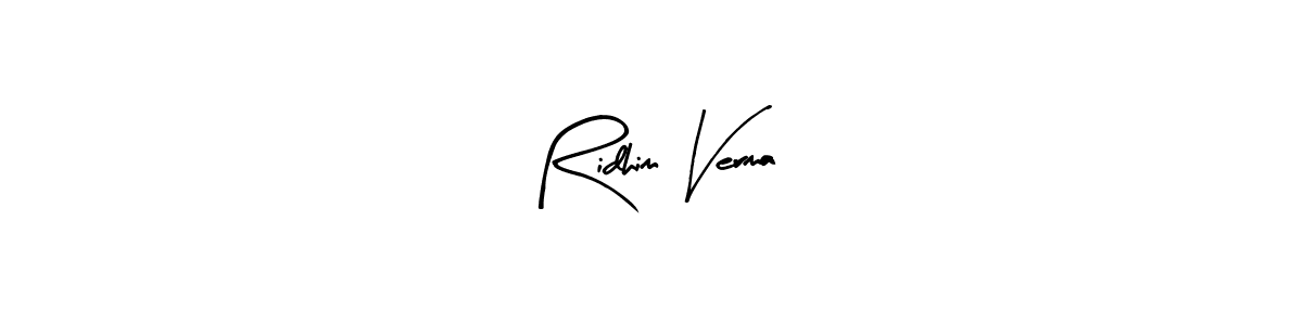 See photos of Ridhim Verma official signature by Spectra . Check more albums & portfolios. Read reviews & check more about Arty Signature font. Ridhim Verma signature style 8 images and pictures png