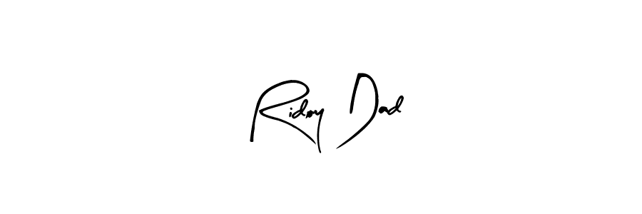 Ridoy Dad stylish signature style. Best Handwritten Sign (Arty Signature) for my name. Handwritten Signature Collection Ideas for my name Ridoy Dad. Ridoy Dad signature style 8 images and pictures png