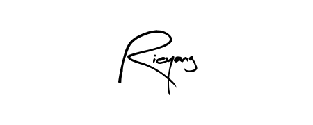 Generate high-definition signature styles for Rieyang. The Arty Signature typeface ensures crisp legibility and sophisticated design. Rieyang signature style 8 images and pictures png
