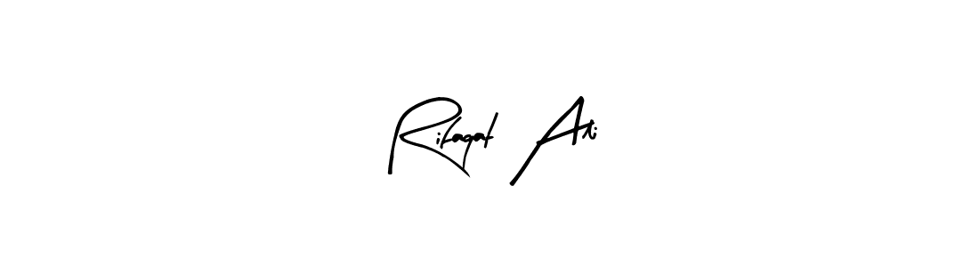 Rifaqat Ali stylish signature style. Best Handwritten Sign (Arty Signature) for my name. Handwritten Signature Collection Ideas for my name Rifaqat Ali. Rifaqat Ali signature style 8 images and pictures png