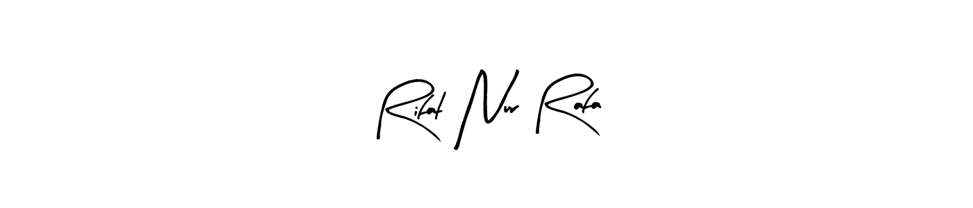 How to make Rifat Nur Rafa signature? Arty Signature is a professional autograph style. Create handwritten signature for Rifat Nur Rafa name. Rifat Nur Rafa signature style 8 images and pictures png