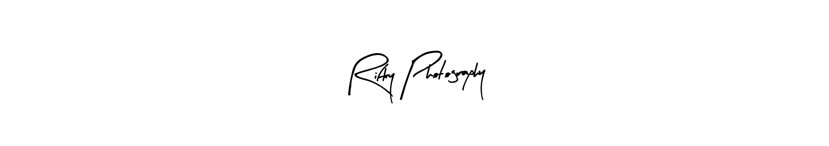 How to make Rifky Photography name signature. Use Arty Signature style for creating short signs online. This is the latest handwritten sign. Rifky Photography signature style 8 images and pictures png