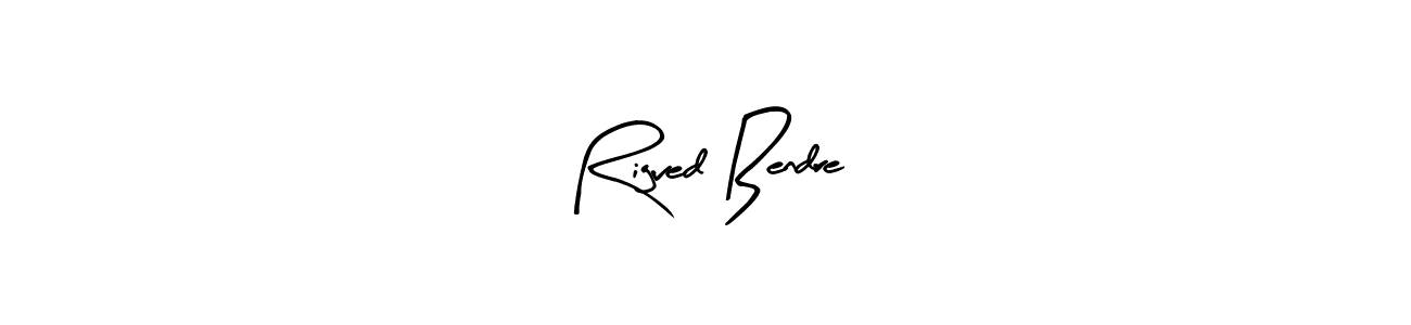 Make a beautiful signature design for name Rigved Bendre. With this signature (Arty Signature) style, you can create a handwritten signature for free. Rigved Bendre signature style 8 images and pictures png