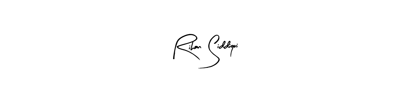 Rihan Siddiqui stylish signature style. Best Handwritten Sign (Arty Signature) for my name. Handwritten Signature Collection Ideas for my name Rihan Siddiqui. Rihan Siddiqui signature style 8 images and pictures png