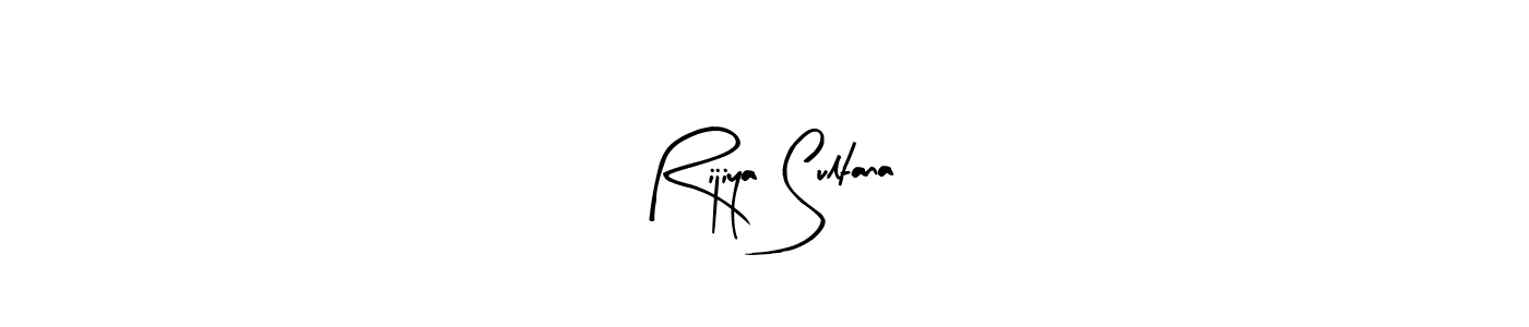 Rijiya Sultana stylish signature style. Best Handwritten Sign (Arty Signature) for my name. Handwritten Signature Collection Ideas for my name Rijiya Sultana. Rijiya Sultana signature style 8 images and pictures png