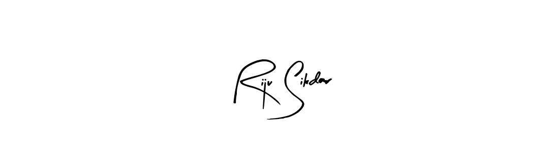 Design your own signature with our free online signature maker. With this signature software, you can create a handwritten (Arty Signature) signature for name Riju Sikdar. Riju Sikdar signature style 8 images and pictures png