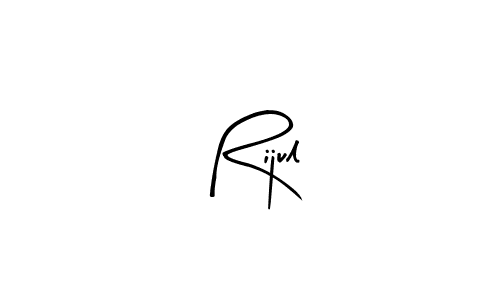 How to Draw Rijul signature style? Arty Signature is a latest design signature styles for name Rijul. Rijul signature style 8 images and pictures png