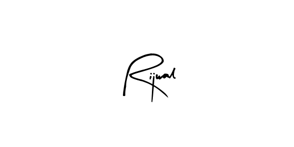 You should practise on your own different ways (Arty Signature) to write your name (Rijwal) in signature. don't let someone else do it for you. Rijwal signature style 8 images and pictures png