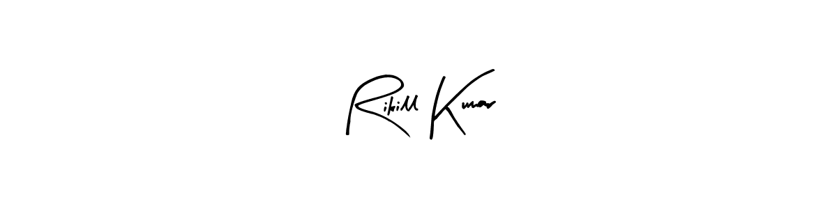 It looks lik you need a new signature style for name Rikill Kumar. Design unique handwritten (Arty Signature) signature with our free signature maker in just a few clicks. Rikill Kumar signature style 8 images and pictures png