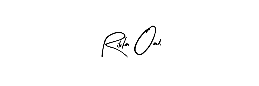Make a beautiful signature design for name Rikta Oal. Use this online signature maker to create a handwritten signature for free. Rikta Oal signature style 8 images and pictures png