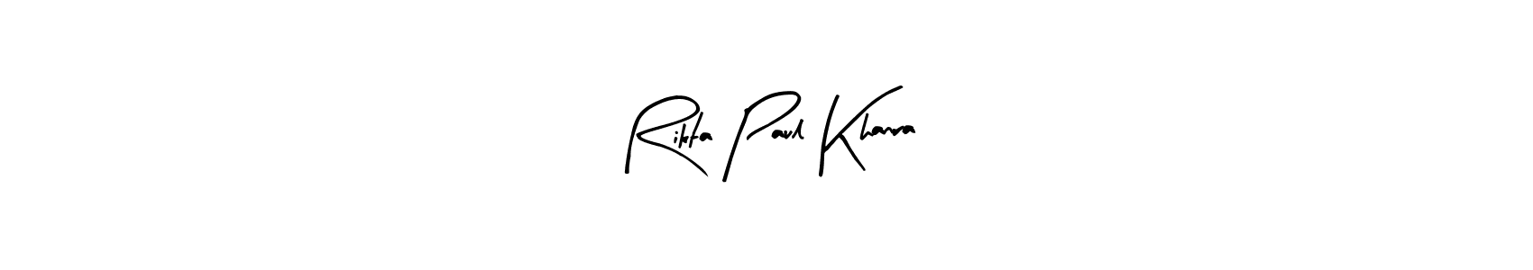 Also we have Rikta Paul Khanra name is the best signature style. Create professional handwritten signature collection using Arty Signature autograph style. Rikta Paul Khanra signature style 8 images and pictures png