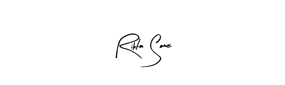 Make a beautiful signature design for name Rikta Some. With this signature (Arty Signature) style, you can create a handwritten signature for free. Rikta Some signature style 8 images and pictures png