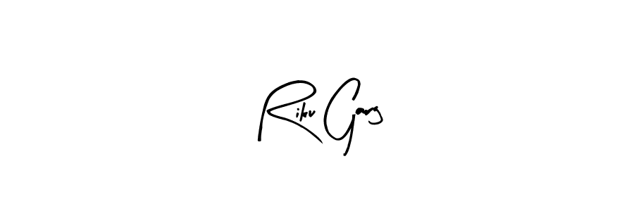 Riku Garg stylish signature style. Best Handwritten Sign (Arty Signature) for my name. Handwritten Signature Collection Ideas for my name Riku Garg. Riku Garg signature style 8 images and pictures png