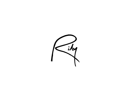 Create a beautiful signature design for name Rily. With this signature (Arty Signature) fonts, you can make a handwritten signature for free. Rily signature style 8 images and pictures png