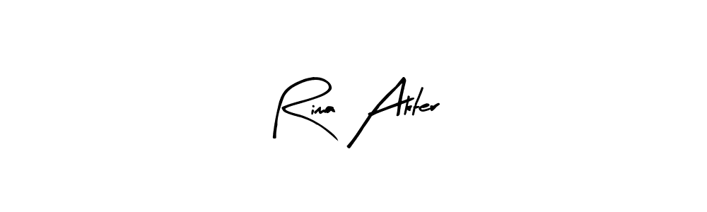 Design your own signature with our free online signature maker. With this signature software, you can create a handwritten (Arty Signature) signature for name Rima Akter. Rima Akter signature style 8 images and pictures png