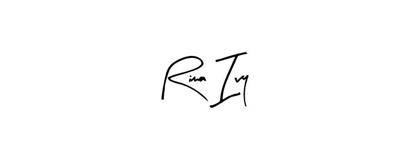 You should practise on your own different ways (Arty Signature) to write your name (Rima Ivy) in signature. don't let someone else do it for you. Rima Ivy signature style 8 images and pictures png