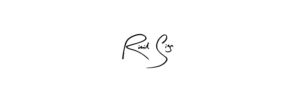You should practise on your own different ways (Arty Signature) to write your name (Rimil Sign) in signature. don't let someone else do it for you. Rimil Sign signature style 8 images and pictures png