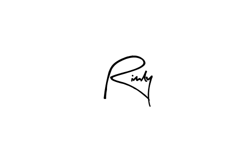 The best way (Arty Signature) to make a short signature is to pick only two or three words in your name. The name Rimly include a total of six letters. For converting this name. Rimly signature style 8 images and pictures png