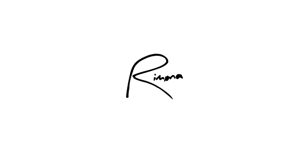How to make Rimona name signature. Use Arty Signature style for creating short signs online. This is the latest handwritten sign. Rimona signature style 8 images and pictures png