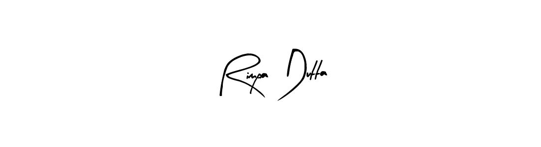 Also we have Rimpa Dutta name is the best signature style. Create professional handwritten signature collection using Arty Signature autograph style. Rimpa Dutta signature style 8 images and pictures png