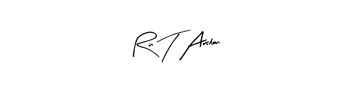 if you are searching for the best signature style for your name Rin T Arslan. so please give up your signature search. here we have designed multiple signature styles  using Arty Signature. Rin T Arslan signature style 8 images and pictures png