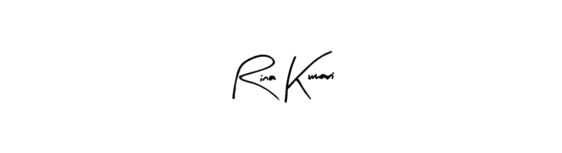 Make a beautiful signature design for name Rina Kumari. With this signature (Arty Signature) style, you can create a handwritten signature for free. Rina Kumari signature style 8 images and pictures png