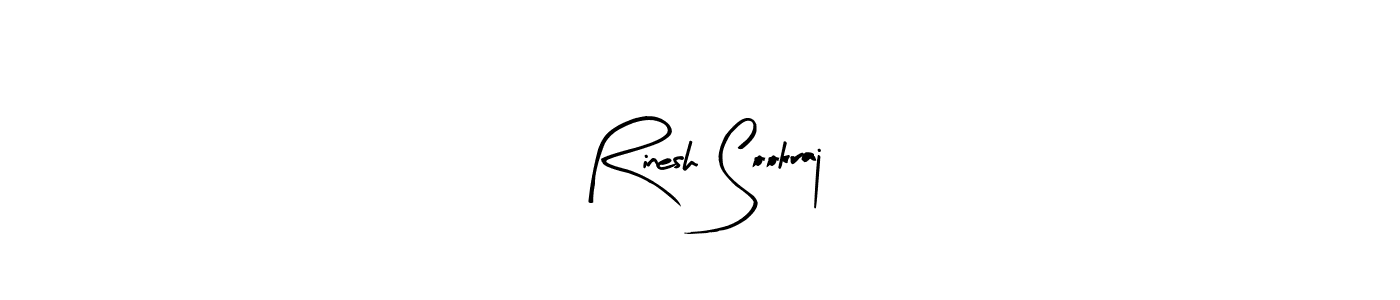 This is the best signature style for the Rinesh Sookraj name. Also you like these signature font (Arty Signature). Mix name signature. Rinesh Sookraj signature style 8 images and pictures png