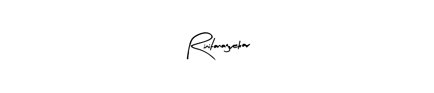 You should practise on your own different ways (Arty Signature) to write your name (Rinitanagvekar) in signature. don't let someone else do it for you. Rinitanagvekar signature style 8 images and pictures png