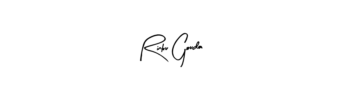 Make a beautiful signature design for name Rinku Gouda. Use this online signature maker to create a handwritten signature for free. Rinku Gouda signature style 8 images and pictures png