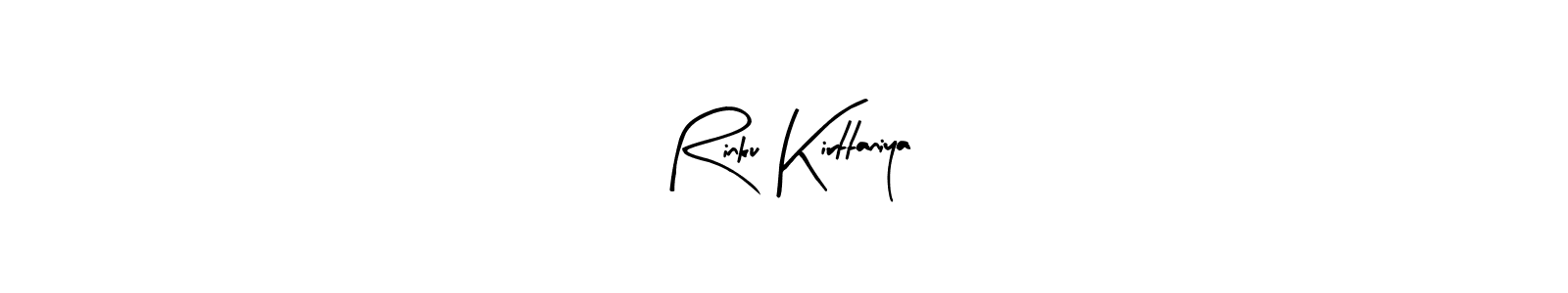 Also we have Rinku Kirttaniya name is the best signature style. Create professional handwritten signature collection using Arty Signature autograph style. Rinku Kirttaniya signature style 8 images and pictures png