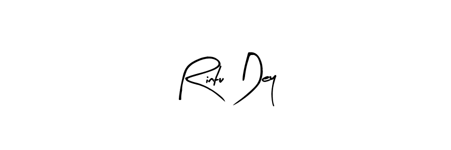 Similarly Arty Signature is the best handwritten signature design. Signature creator online .You can use it as an online autograph creator for name Rintu Dey. Rintu Dey signature style 8 images and pictures png