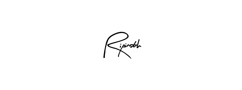 Create a beautiful signature design for name Ripinsbh. With this signature (Arty Signature) fonts, you can make a handwritten signature for free. Ripinsbh signature style 8 images and pictures png